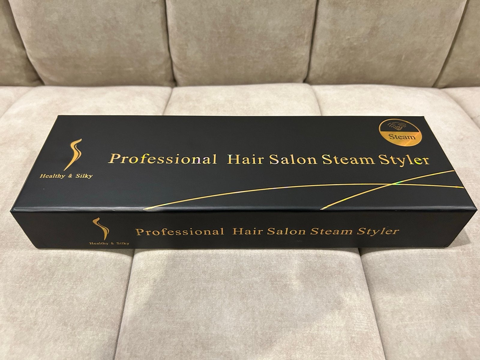 Professionele Stoom Stijltang - Healthy & Silky, Ophalen of Verzenden, Nieuw, Krultang of Stijltang