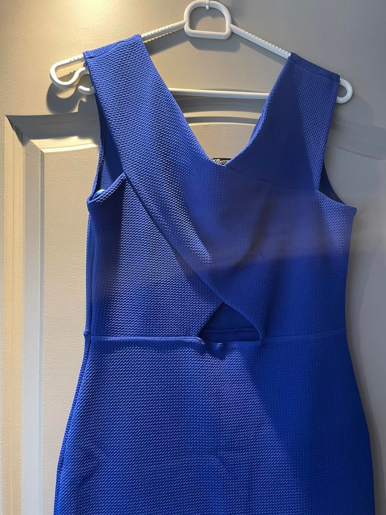 Mooie konings blauw Jane Norman Jurk, Ophalen of Verzenden, Zo goed als nieuw, Blauw, Galajurk