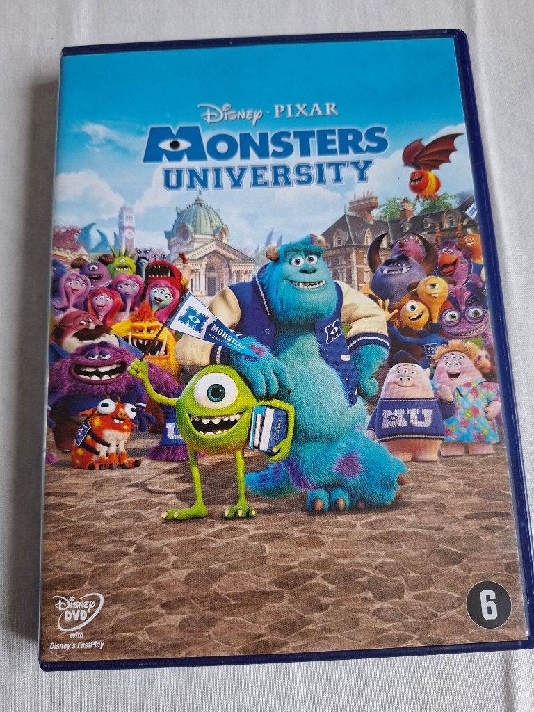 DVD Monsters University, Vanaf 6 jaar, Ophalen of Verzenden, Zo goed als nieuw
