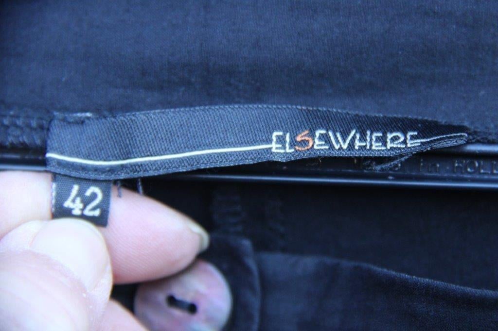 Broek zwart Elsewhere mt L Vaste prijs, Kleding | Dames, Broeken en Pantalons, Verzenden, Elsewhere, Zwart, Maat 42/44 (L)