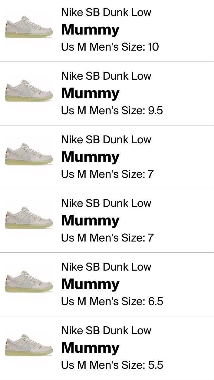Nike SB Dunk Low Mummy, Ophalen of Verzenden, Nieuw, Overige kleuren, Sneakers of Gympen