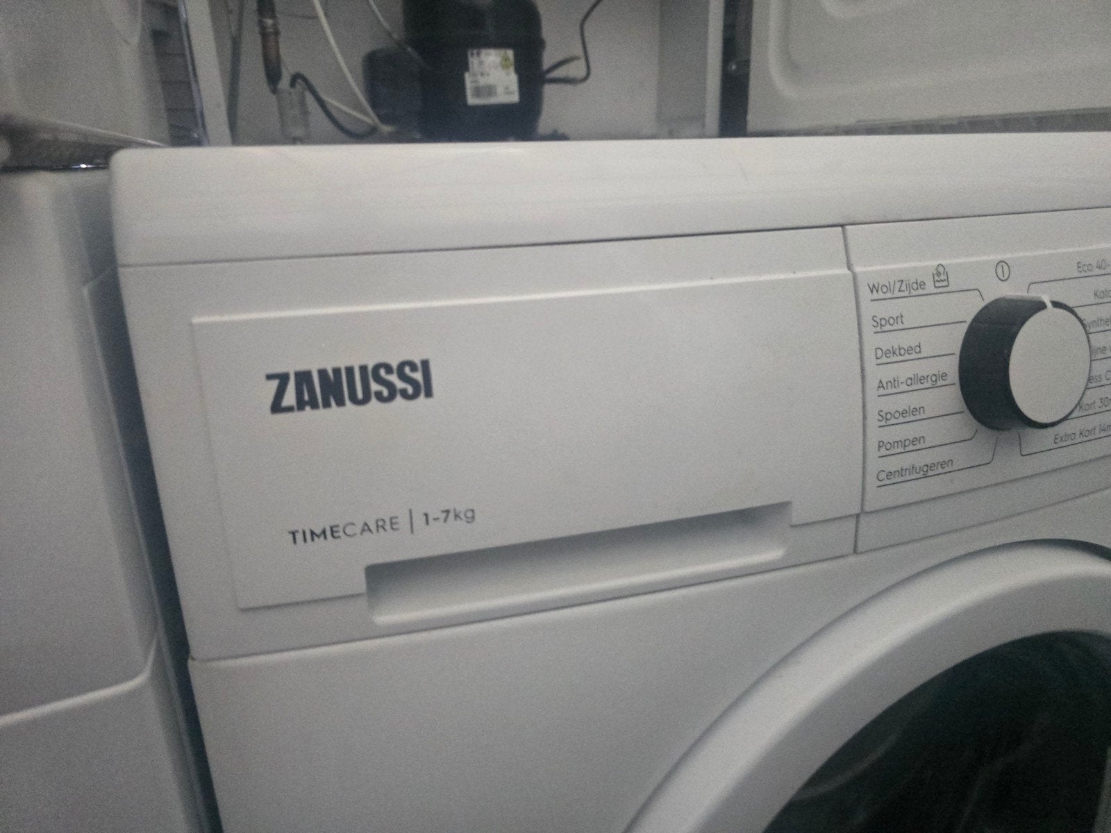 Koopje! Keurige ruime Zanussi TimeCare wasmachine! Garantie!, Witgoed en Apparatuur, Zanussi, Zanussi, Ophalen of Verzenden, 85 tot 90 cm