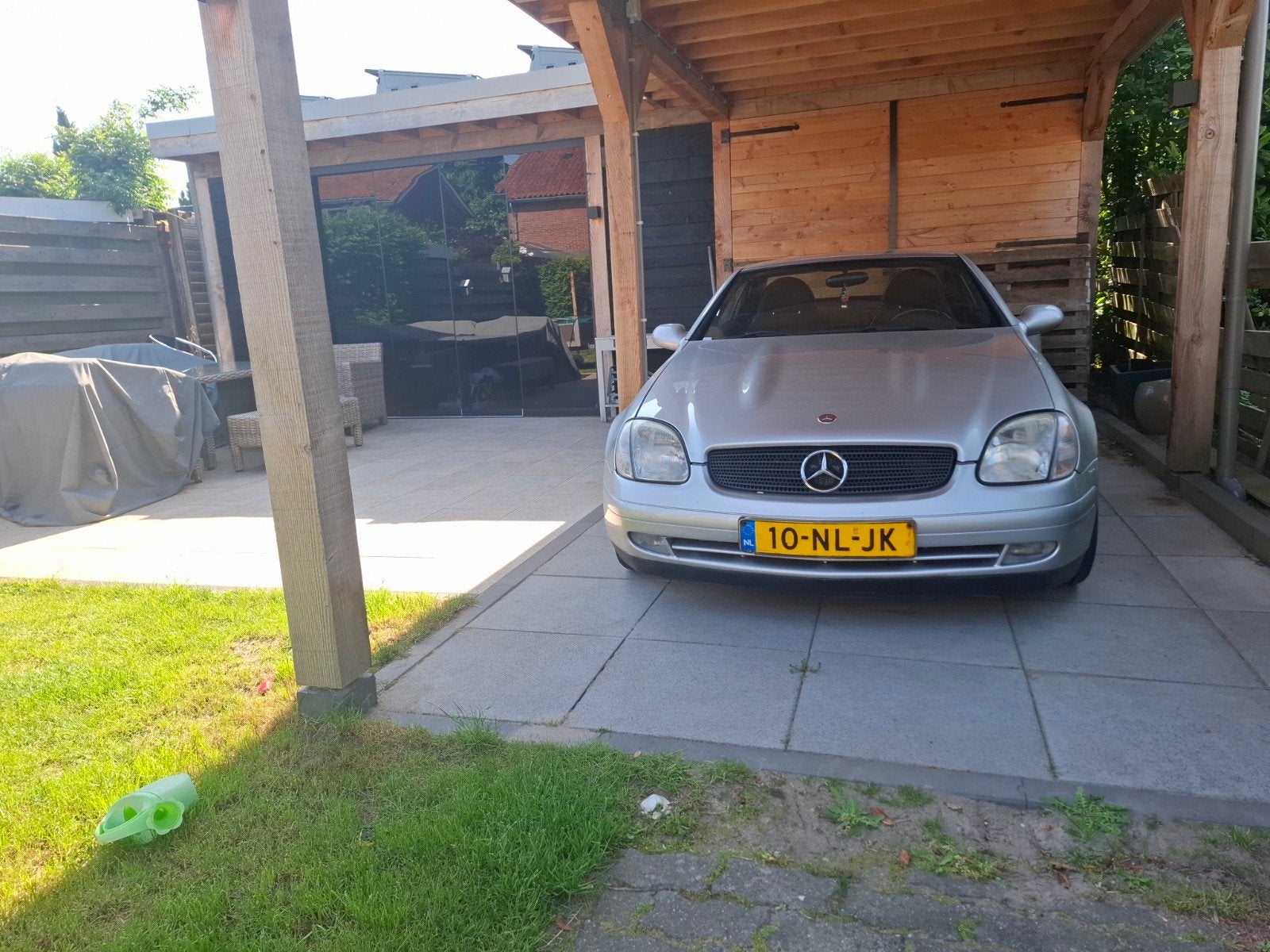 Mercedes-Benz SLK 2.0 Slk200 Roadster cabrio 1997 Grijs, 1998 cc, 4 cilinders, Cabriolet, SLK