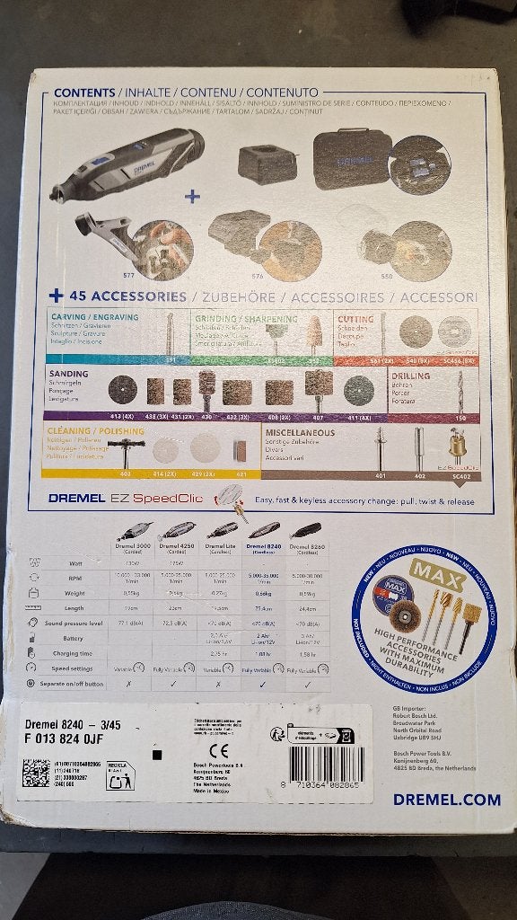Dremel 8240 op accu. NIEUW! multitool, ,, Nieuw, Ophalen of Verzenden, ,