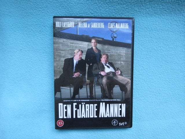 Zweedse DVD: 3-delige serie Den fjärde mannen, Vanaf 16 jaar, Import, Ophalen of Verzenden, Zo goed als nieuw