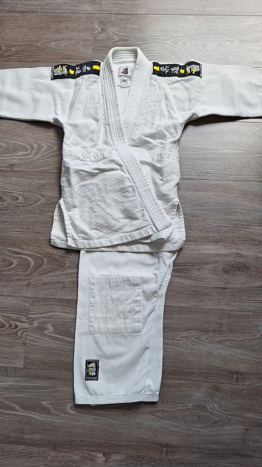 Matsuru Judo pak maat 130, Sport en Fitness, Gebruikt, Maat XS of kleiner, Judo, Vechtsportpak