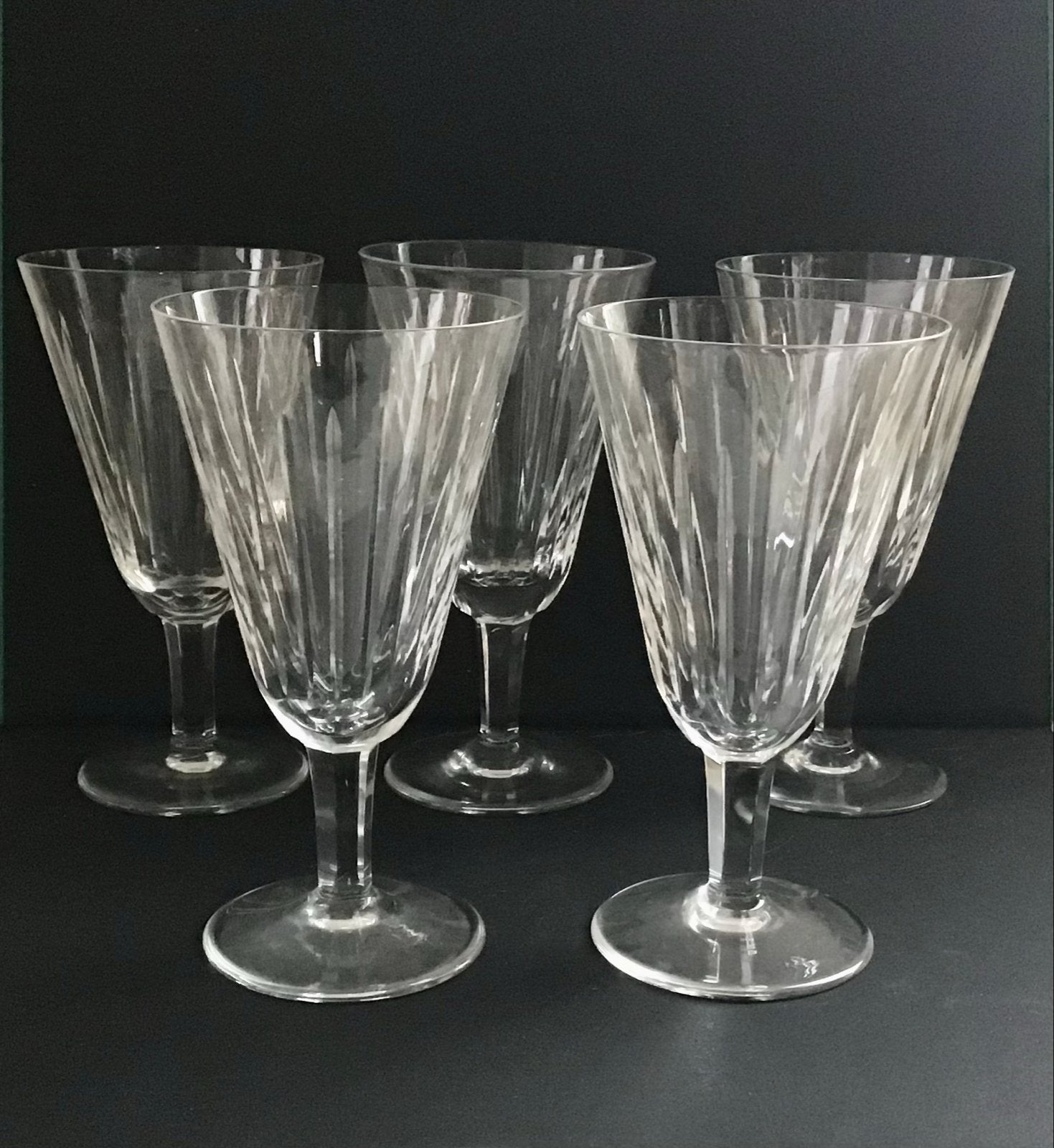 Vintage Kristallen Glazen Villeroy & Boch Saar wadgassen, Ophalen of Verzenden