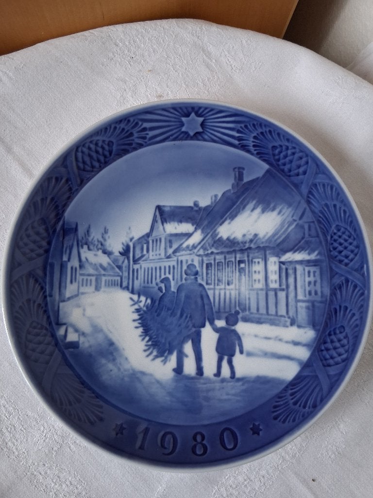 Royal Copenhagen (kerst-winter) wandbord 1980 *eureka*, Ophalen of Verzenden