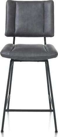 Nieuwe Barstoelen, Antraciet, met zwart frame Tatum UK, Ophalen, 5 krukken of meer, Met voetsteun, 60 tot 90 cm