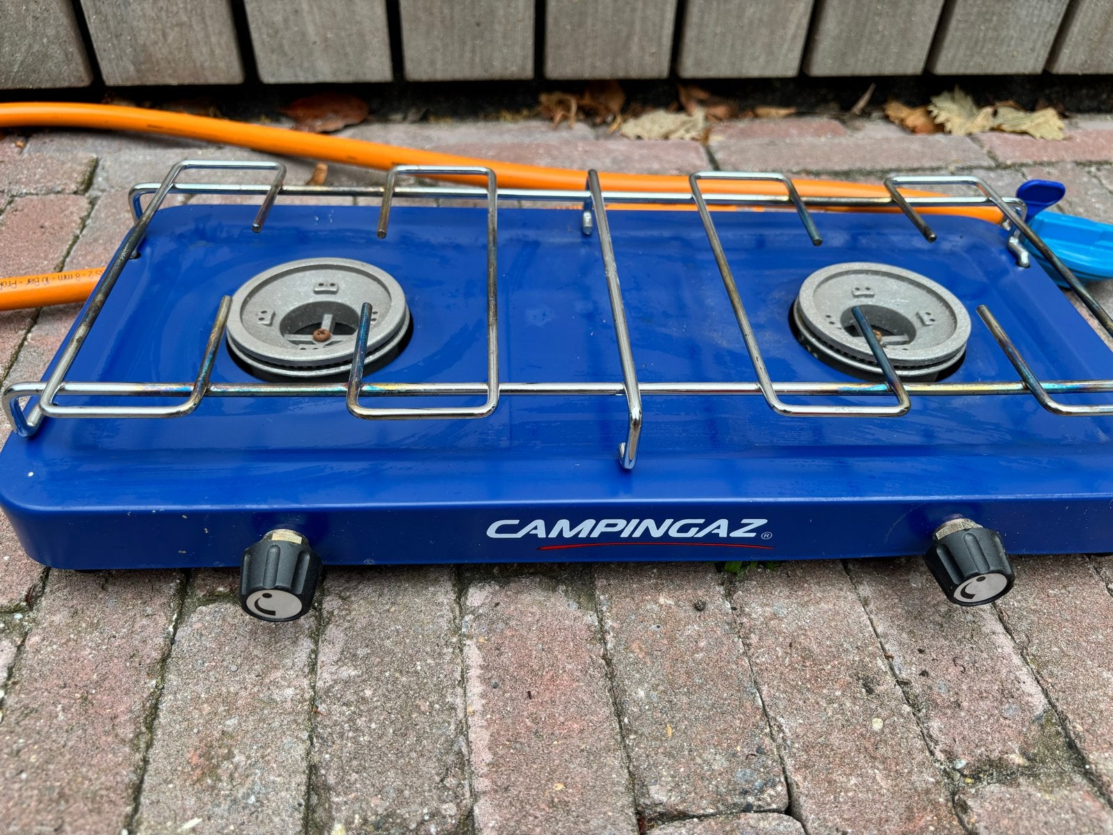 Campingaz 2-pits gasfornuis, Caravans en Kamperen, Kampeeraccessoires, Ophalen, Gebruikt