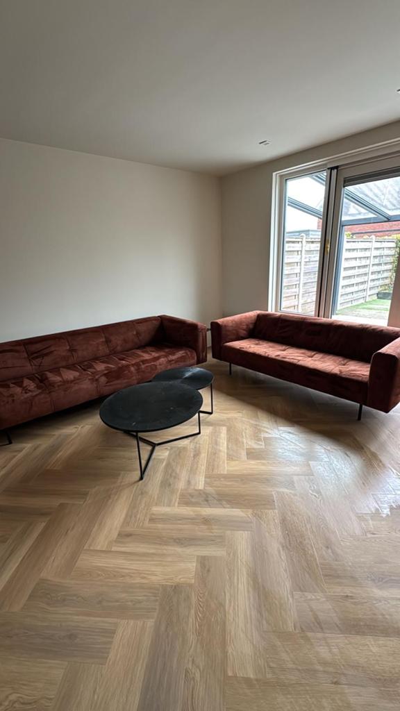 Bankenset te koop, Ophalen, Gebruikt, Driepersoons, 75 tot 100 cm