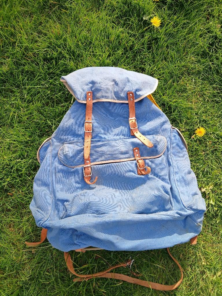 Rugzak vintage met extern frame, Ophalen, Gebruikt, Overige merken