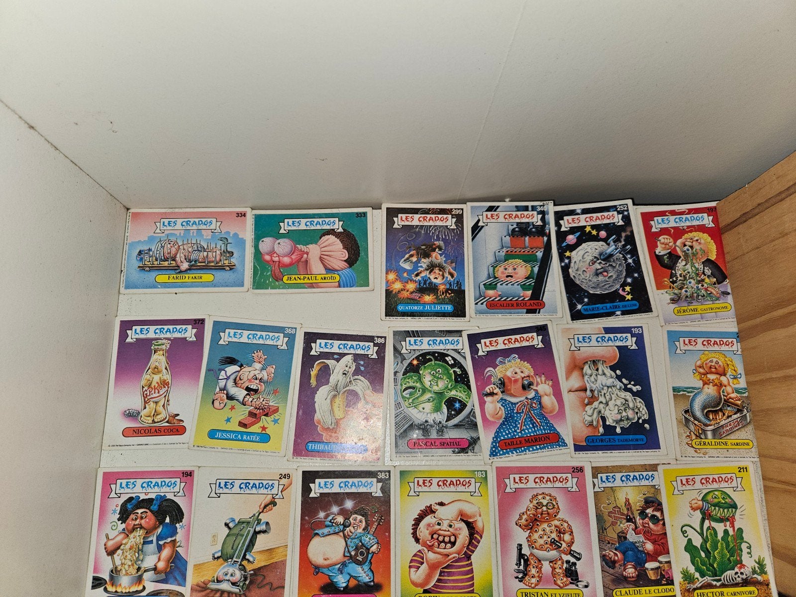 Les Cradocks Garbage Pail Kids Ruilkaarten, Ophalen of Verzenden, Gebruikt, Speelkaart(en)
