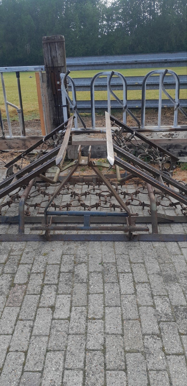 Weidesleep, Ophalen, Weidebouw