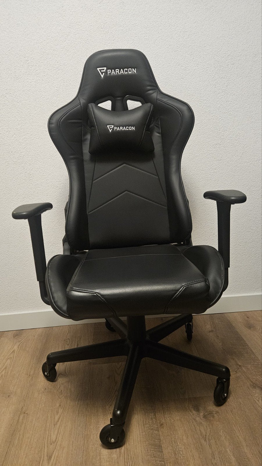 Paracon Brawler Gaming Bureaustoel - Zwart, Ophalen, Zwart, Bureaustoel, Ergonomisch