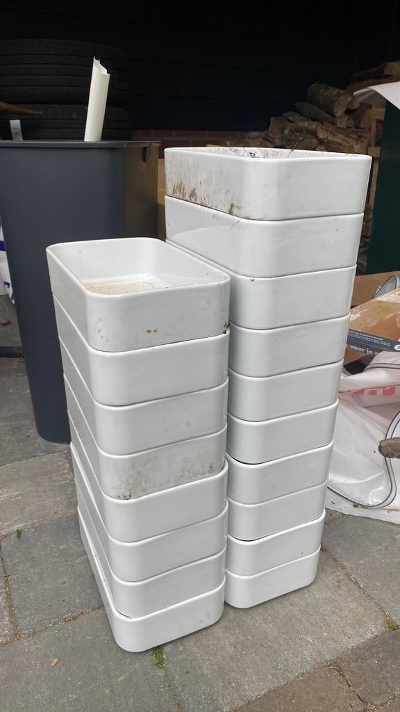 Horeca schalen GRATIS, Ophalen, Gebruikt, Porselein of Keramiek, Schaal
