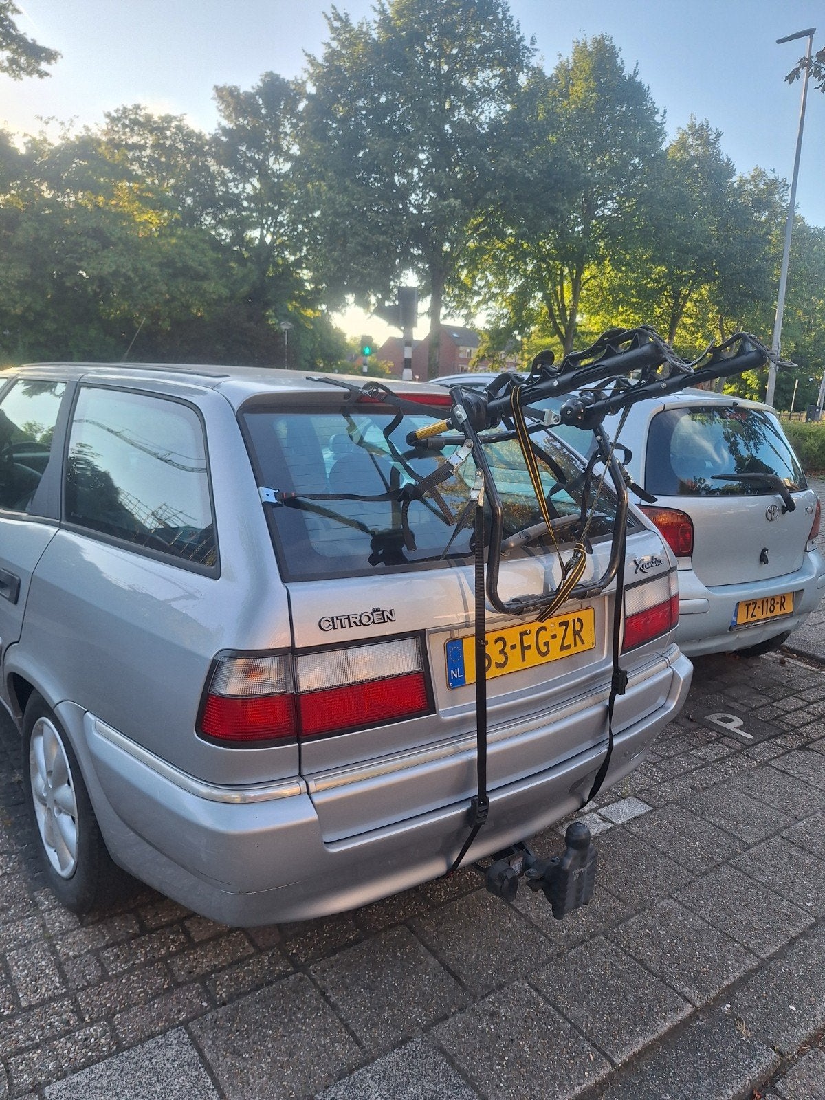 Fietsendrager achterklep voor 3 fietsen, Ophalen, 3 fietsen of meer, Gebruikt, Achterklepdrager