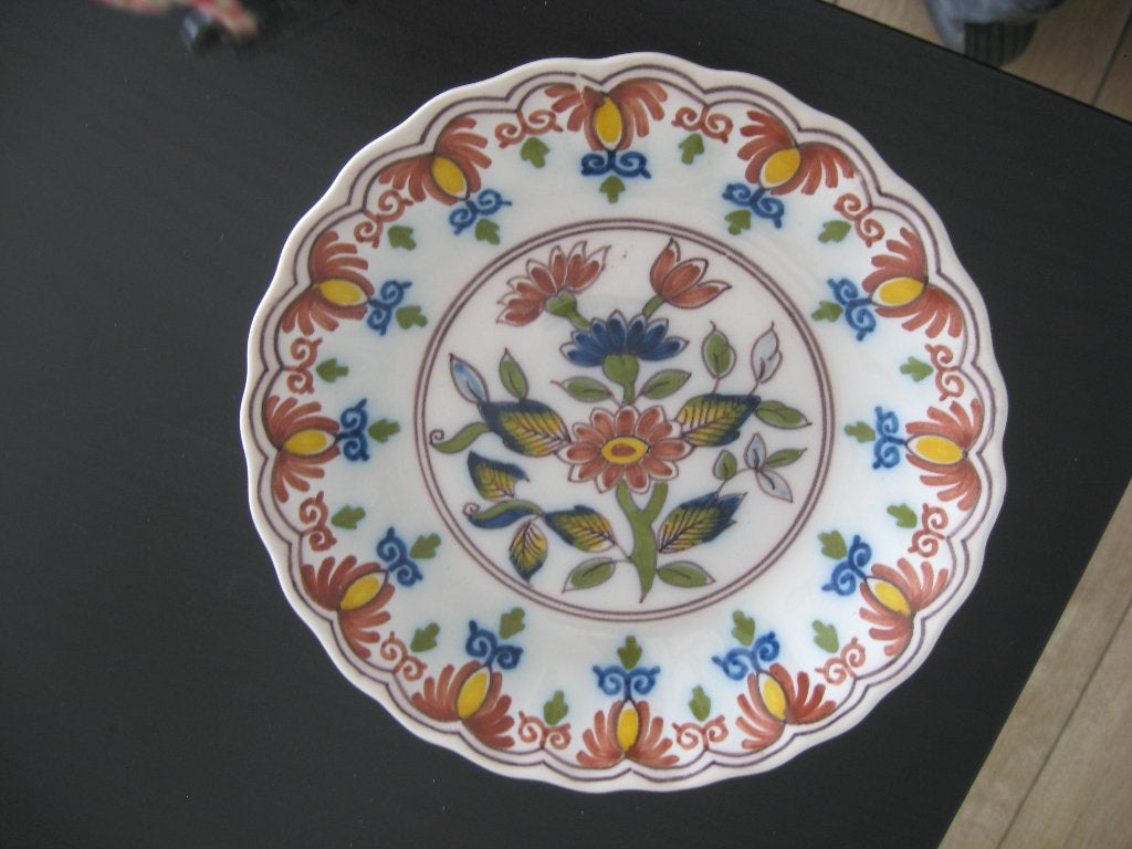 Makkum bordje diameter 17 cm, Ophalen of Verzenden