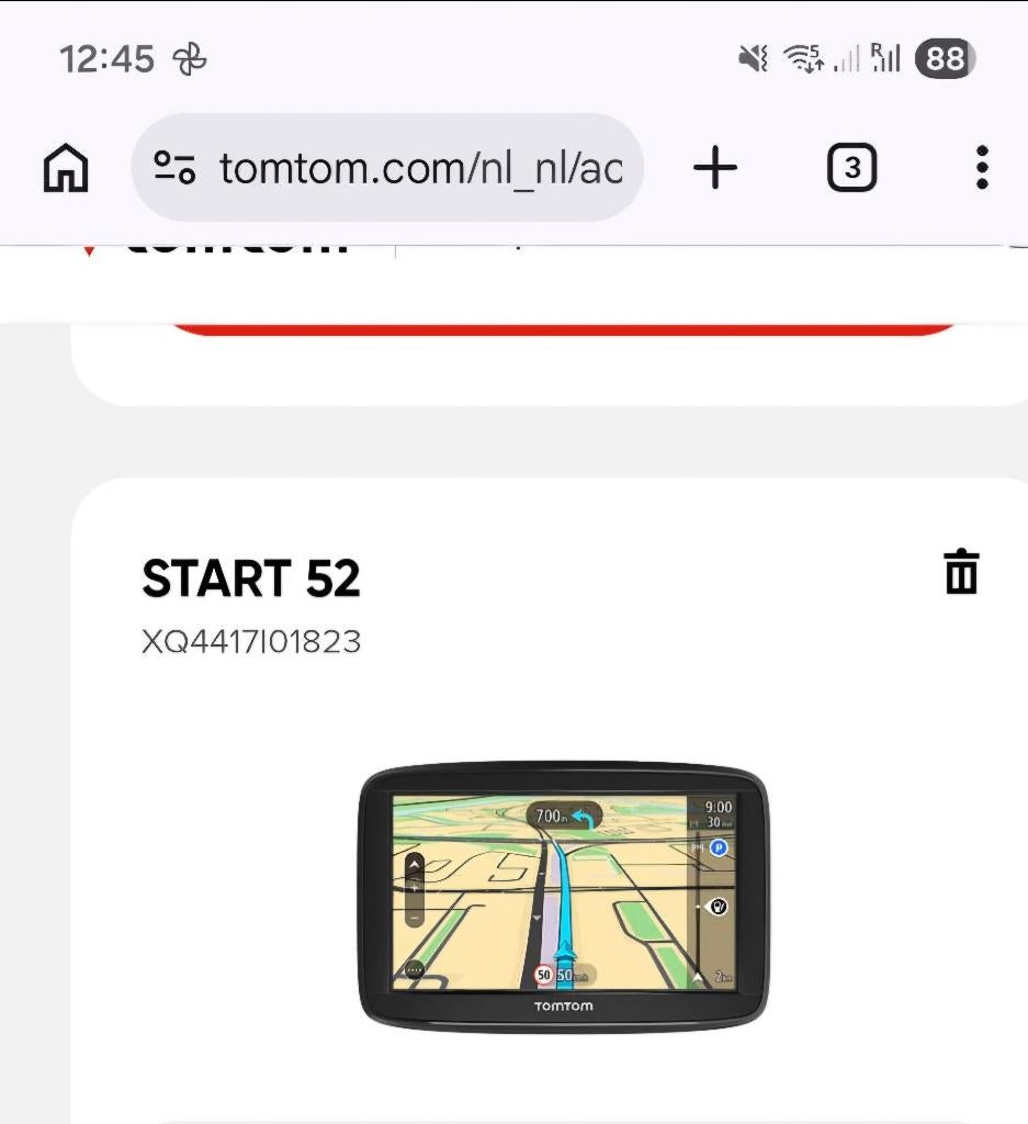 TomTom Start 52, Auto diversen, Autonavigatie, Ophalen, Gebruikt
