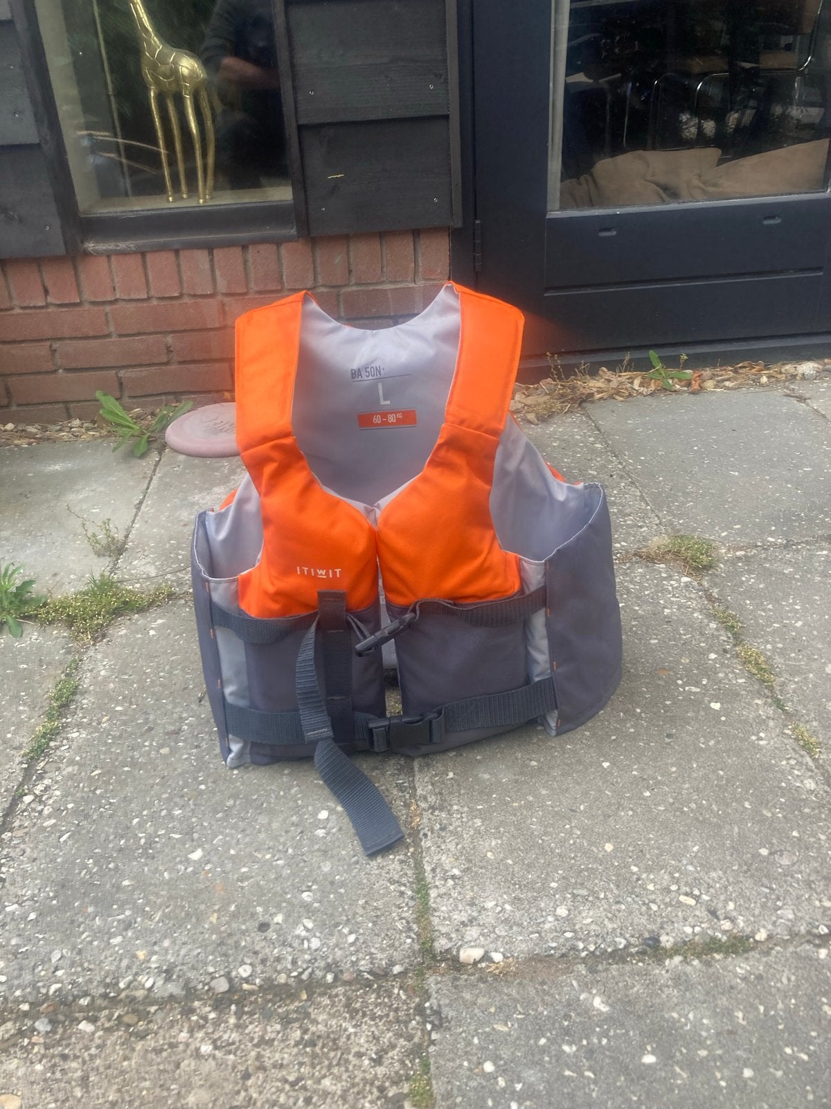 ITIWIT Zwemvest BA 50N+ Maat L (60-80 kg), Ophalen, Gebruikt, Dame of Heer, Reddingsvest of Zwemvest