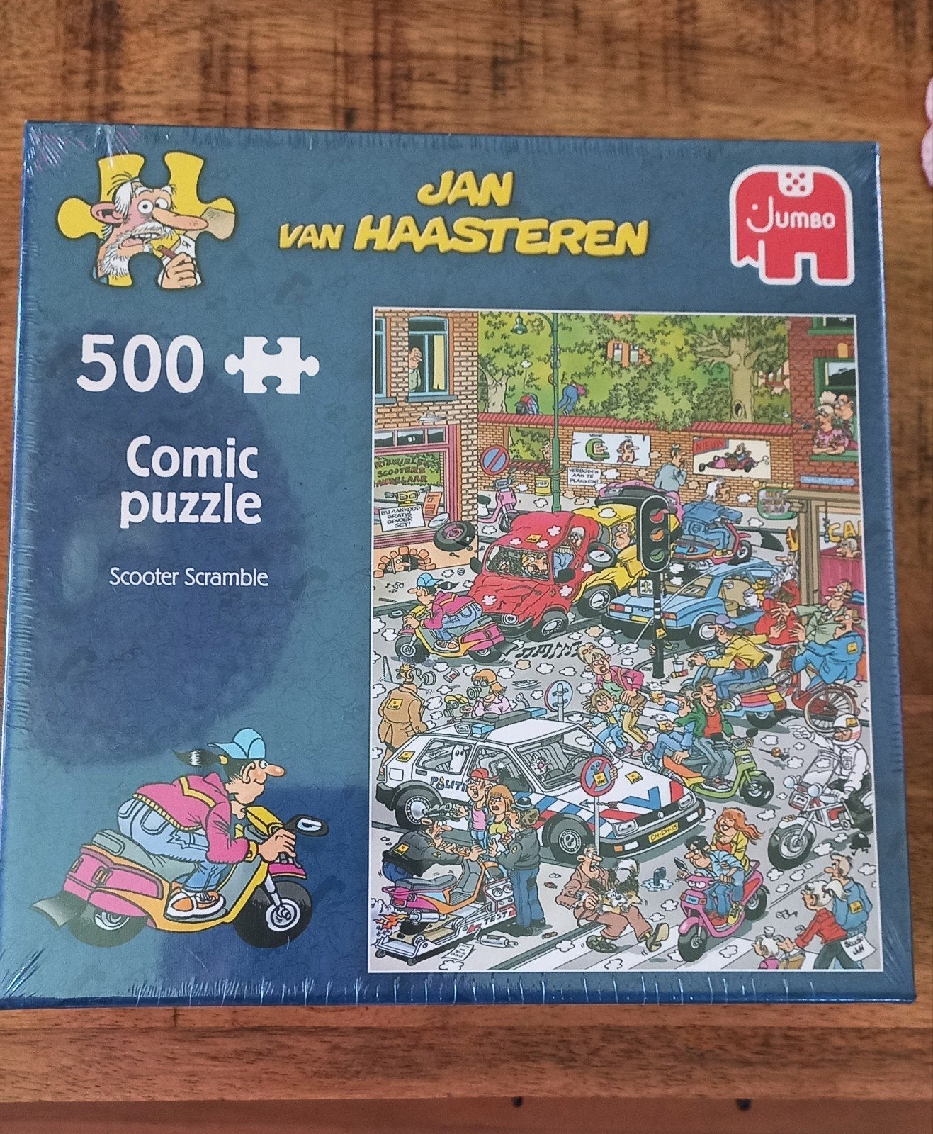 Jan van Haasteren - Scooter Scramble - 500 stukjes
