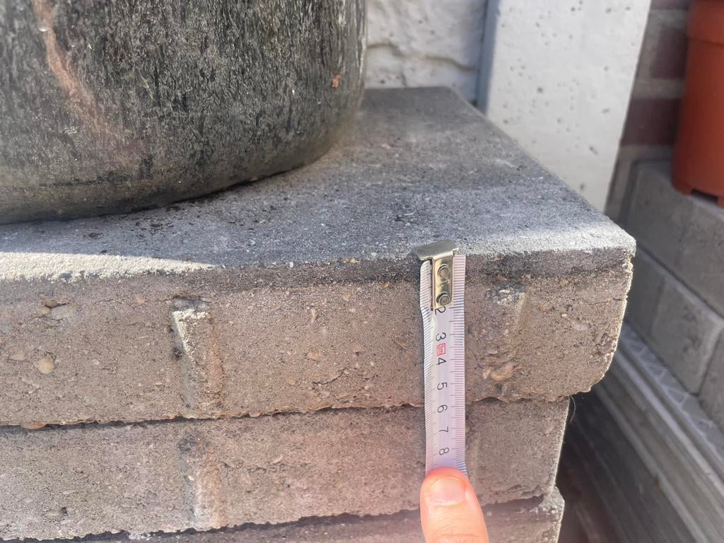 Stevige betonnen tegels (overgebleven van de verbouwing), Ophalen, Nieuw, Minder dan 100 cm