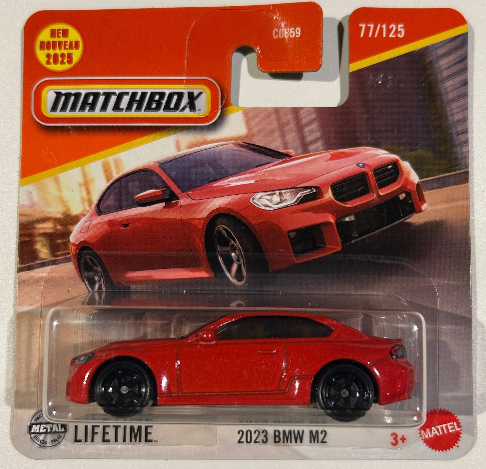 Matchbox 2023 BMW M2 Rood - Nieuw in verpakking, Ophalen of Verzenden, Nieuw, Auto
