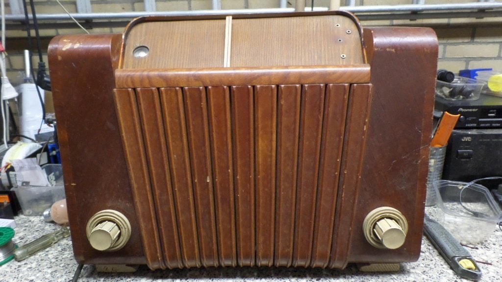 Buizenradio, MONARK, Nornan HV740, vintage 1948-(#9181), Antiek en Kunst, Ophalen of Verzenden