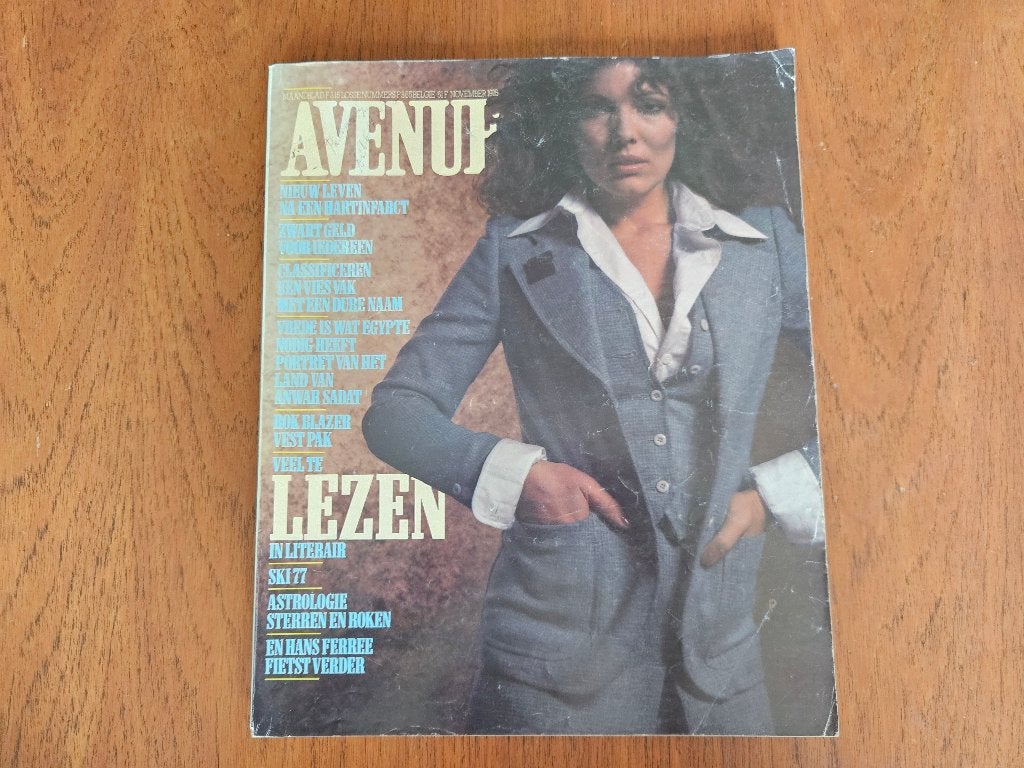 Avenue November 1976 | Vintage glossy tijdschrift, Ophalen of Verzenden, Gelezen, Glossy