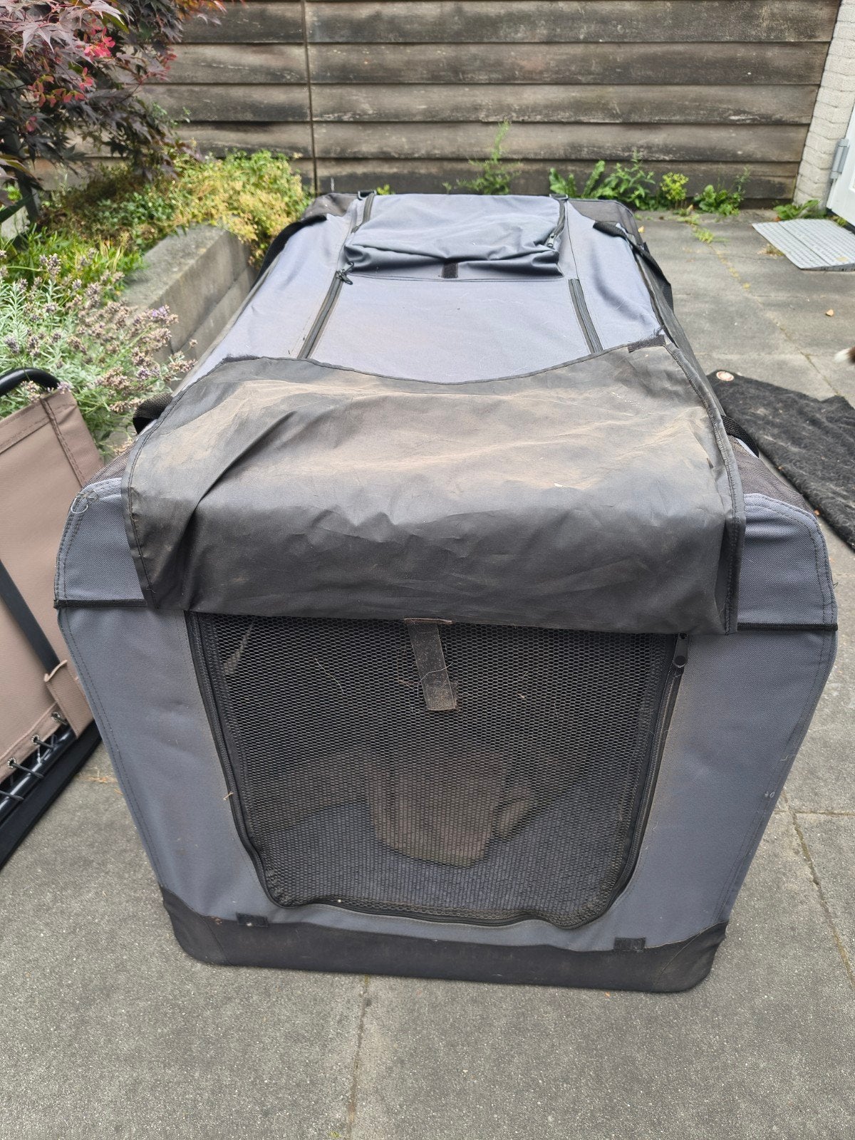 Opvouwbare hondenbench., Ophalen, Zo goed als nieuw