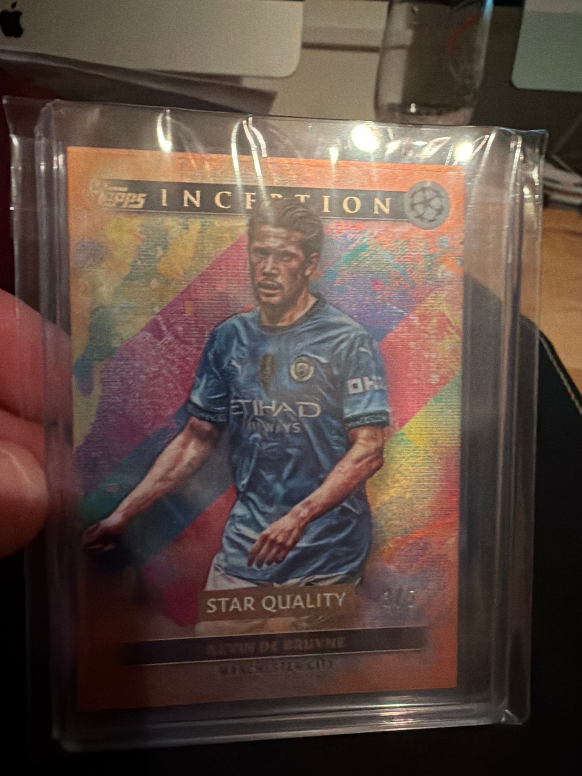 Kevin De Bruyne Topps Inception Star Quality 3/5, Verzamelen, Ophalen of Verzenden, Zo goed als nieuw, Buitenlandse clubs, Spelerskaart