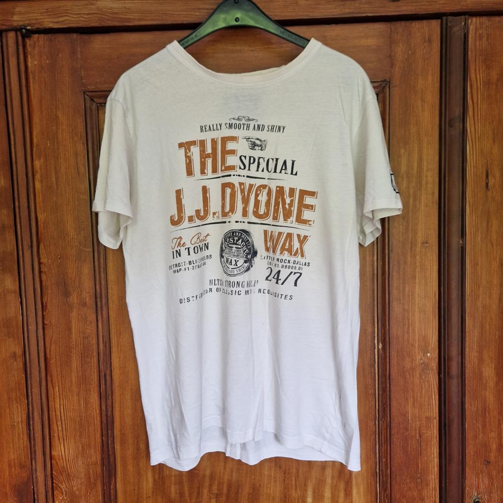 Southern T-shirt wit met print - Maat L, Kleding | Heren, T-shirts, Gedragen, Maat 52/54 (L), Wit, Ophalen of Verzenden