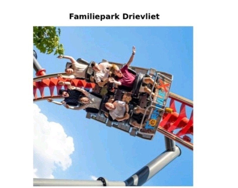1x toegansticket drievliet vaste prijs!, Eén persoon, Ticket of Toegangskaart