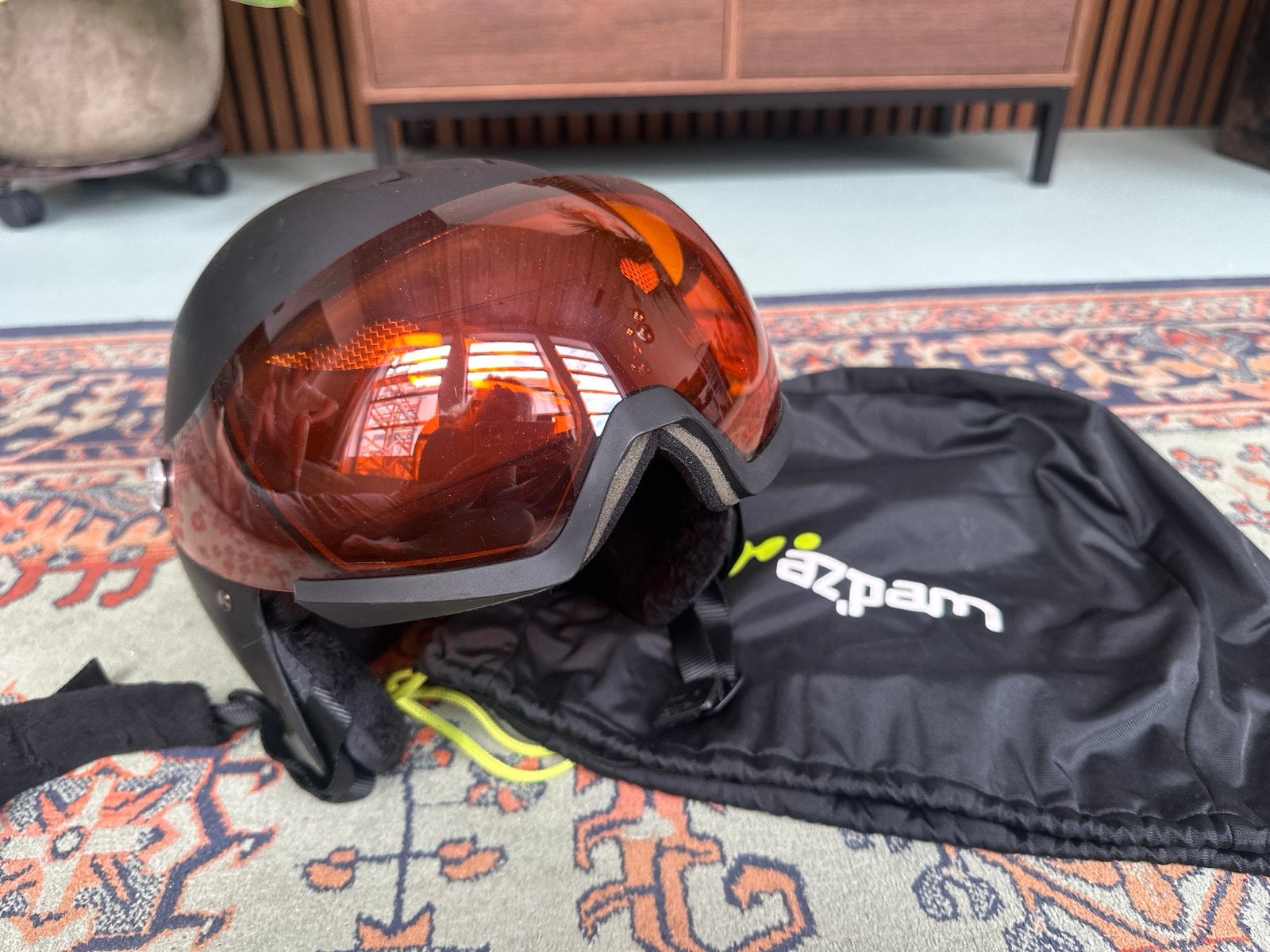Wed'ze Stream 550 S2 Skihelm met Vizier, Ophalen of Verzenden, Gedragen, Maat 38/40 (M), Overige typen