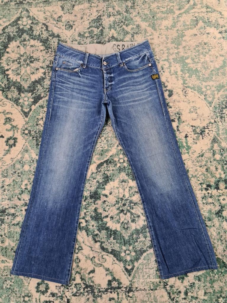 G-star midge saddle mid straight W34 L28 Tulsi3428 Mid-rise, Blauw, Ophalen of Verzenden, W30 - W32 (confectie 38/40), G-STAR RAW