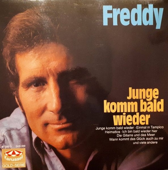 Freddy – Junge Komm Bald Wieder, Ophalen of Verzenden, Gebruikt, Overige formaten
