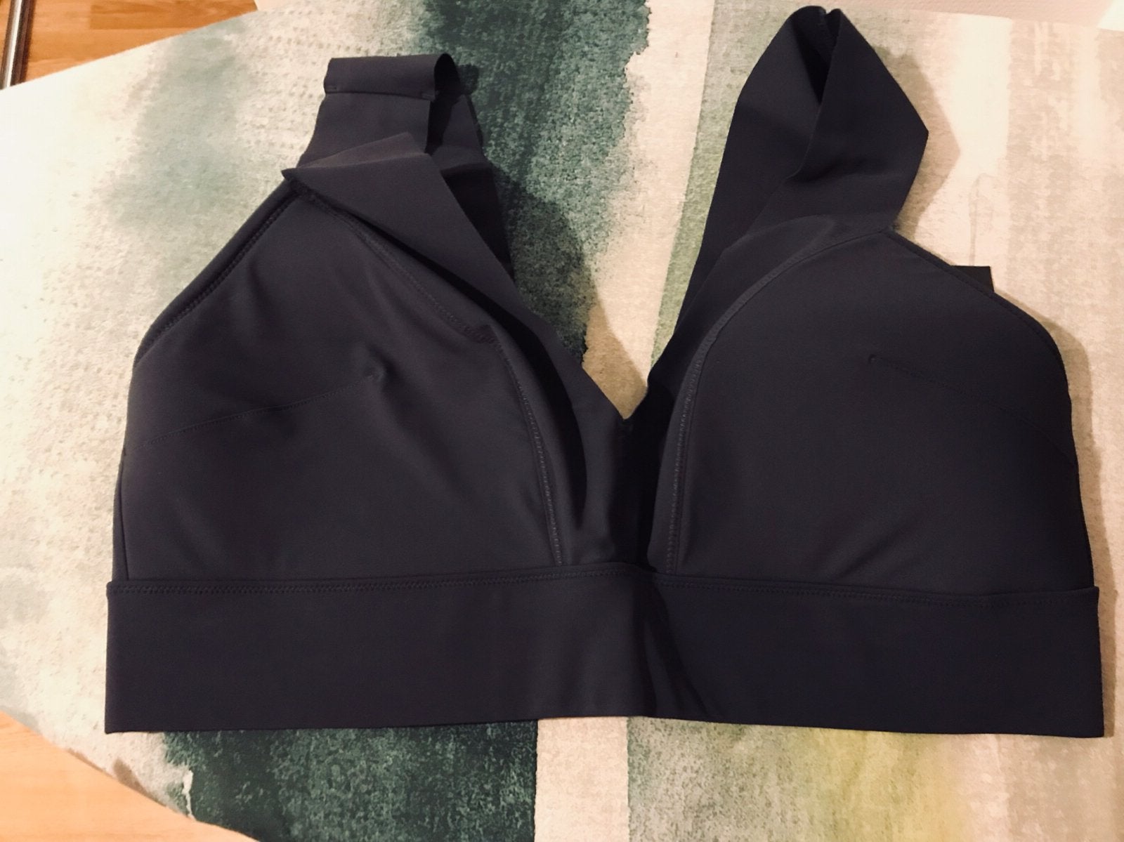 H&M bikini hoge taille voorgevormde cup blauw mt 48, H&M, Nieuw, Lingerie of Zwemkleding, Verzenden