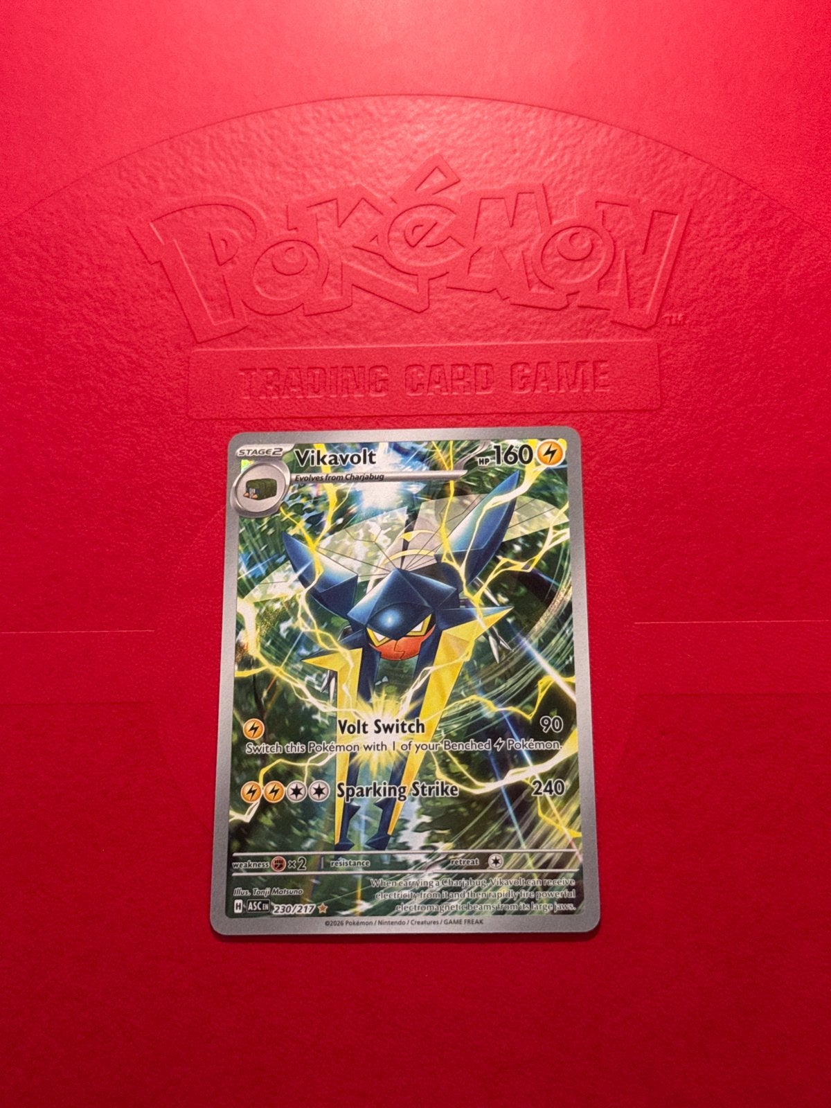 Vikavolt #230/217, Ophalen of Verzenden, Zo goed als nieuw, Losse kaart, Foil