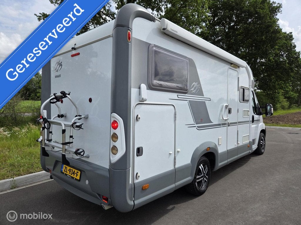 Knaus Van TI 600 ME 131PK ☆2008, Airco, 2x enkele bedden, Fietsendrager, 6 tot 7 meter, Bedrijf, 6 tot 7 meter