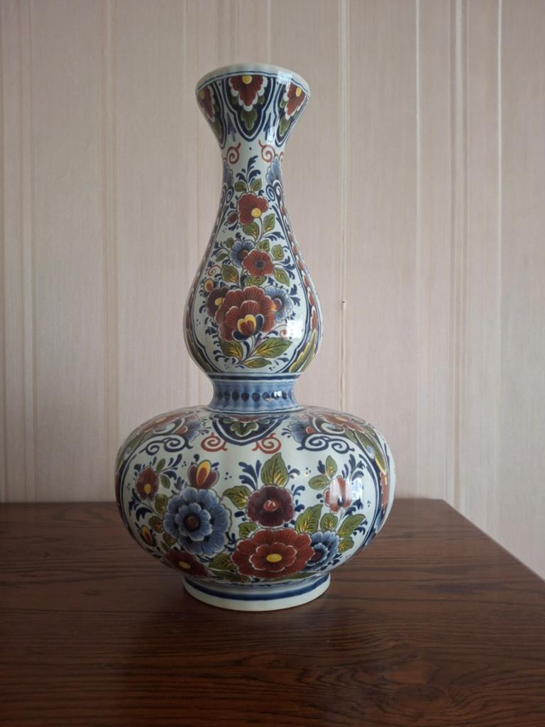 Prachtige Delfts Blauwe Vaas - Handgeschilderd, Ophalen of Verzenden