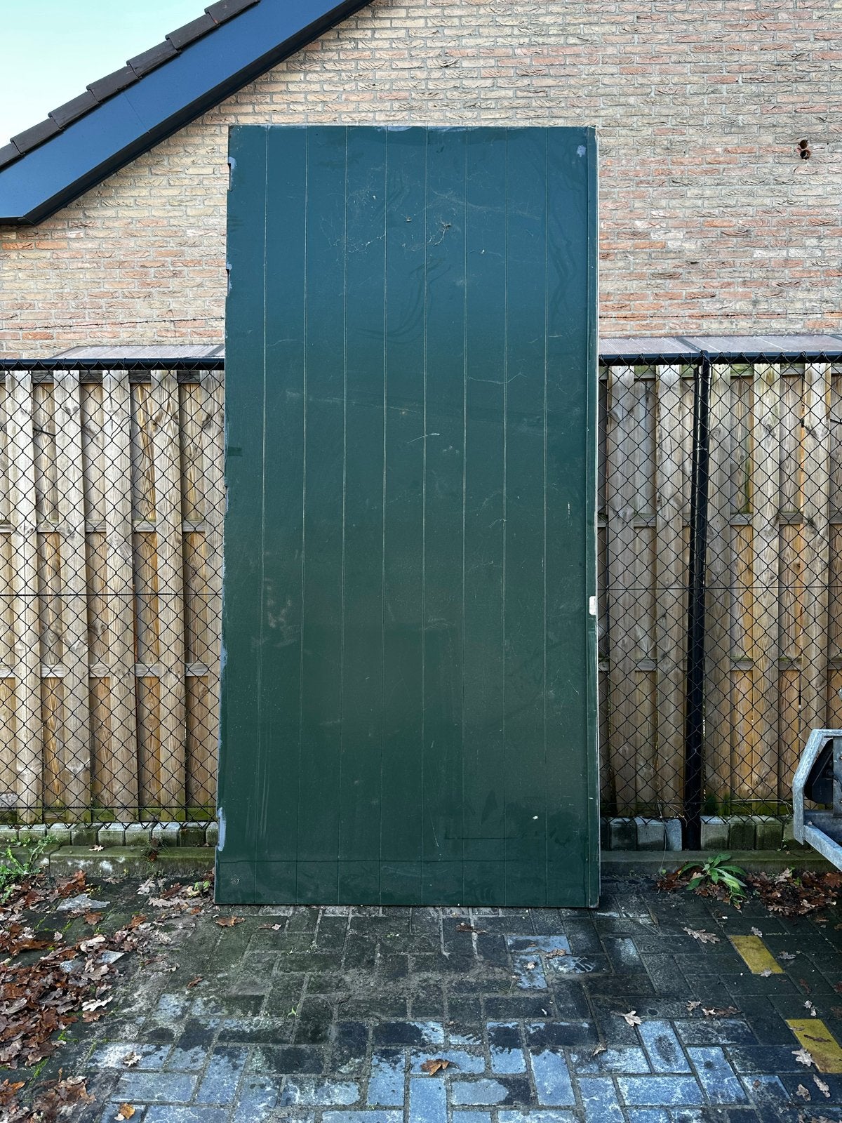 Bijzondere, extra grote massieve buitendeur / staldeur, Gebruikt, Ophalen of Verzenden, Buitendeur, Hout