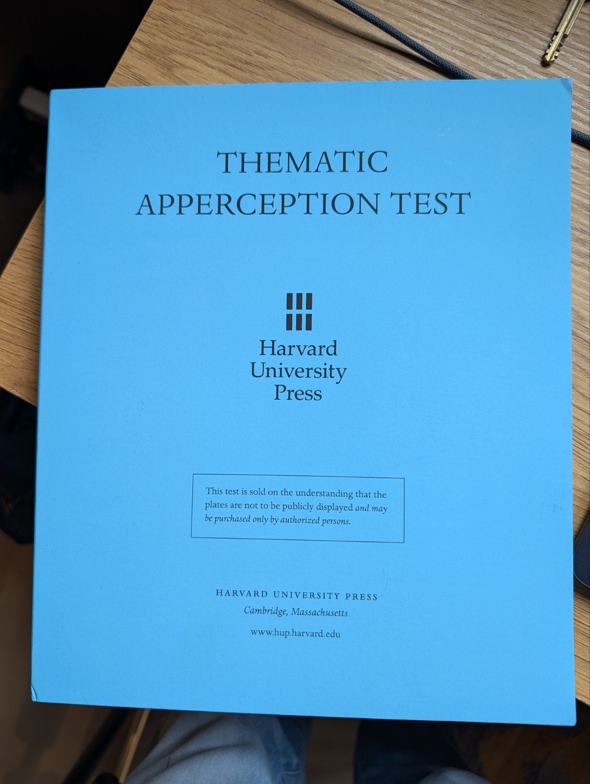 Thematic Apperception Test TAT nieuw, Ophalen of Verzenden, Nieuw