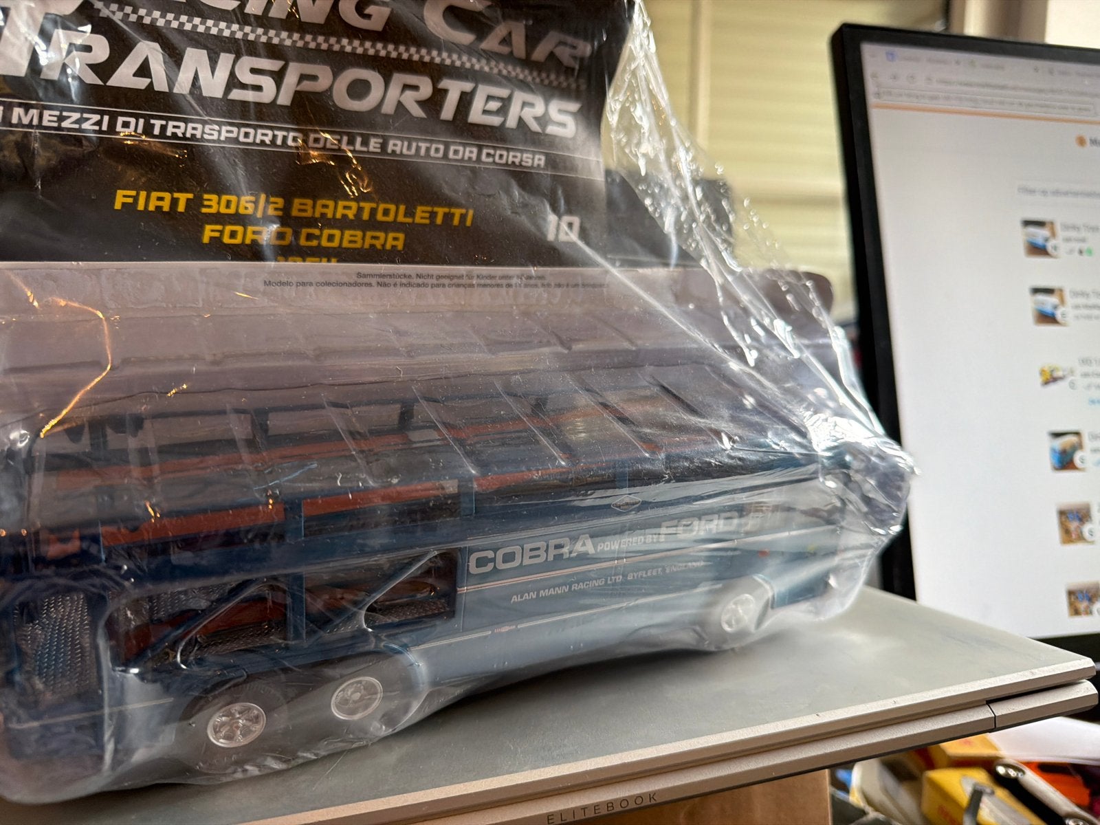 Centauria 1/43 Fiat Ford Cobra Autotransporter Nieuw, Overige merken, C, Nieuw, Ophalen of Verzenden