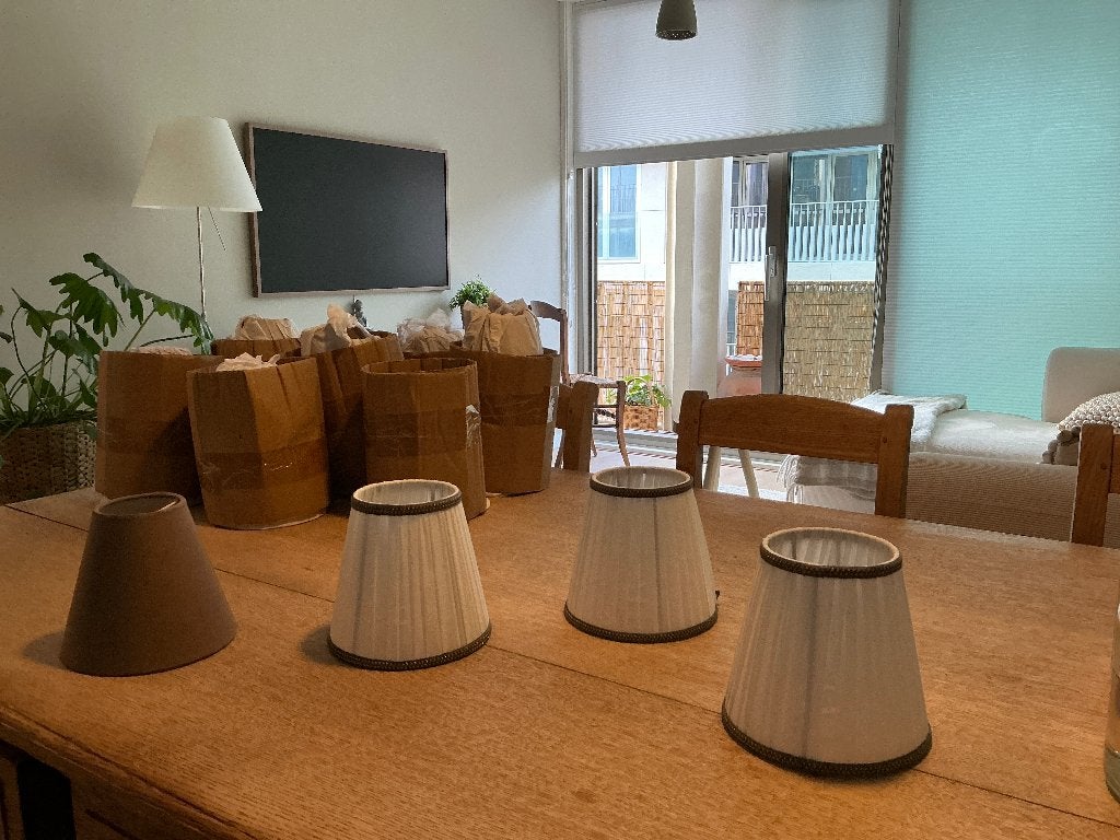 Lampenkapjes, Huis en Inrichting, Lampen | Lampenkappen, Ophalen, Rond, Nieuw, Textiel