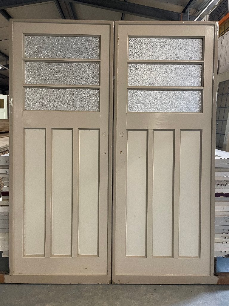 Set schuif / en-suite deuren 201x156cm.