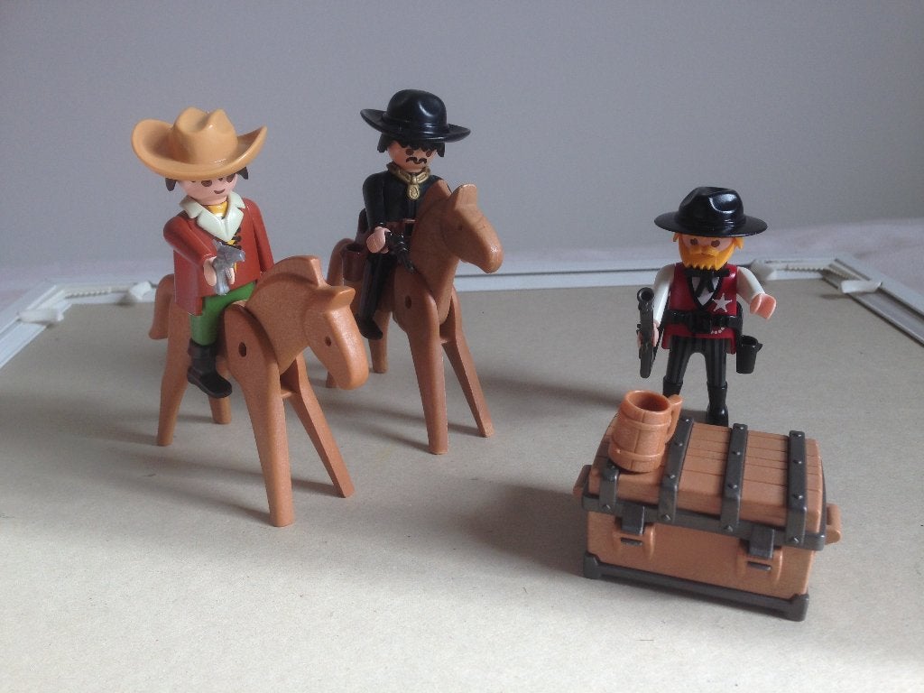 Playmobil cowboy cowboys, Ophalen of Verzenden, Zo goed als nieuw