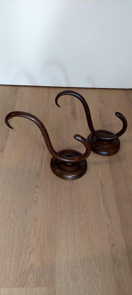 Vintage Thonet-stijl kapstok kapstok Bentwood Wall Hooks, Huis en Inrichting, Woonaccessoires | Kapstokken, Wandkapstok, Eu, Gebruikt
