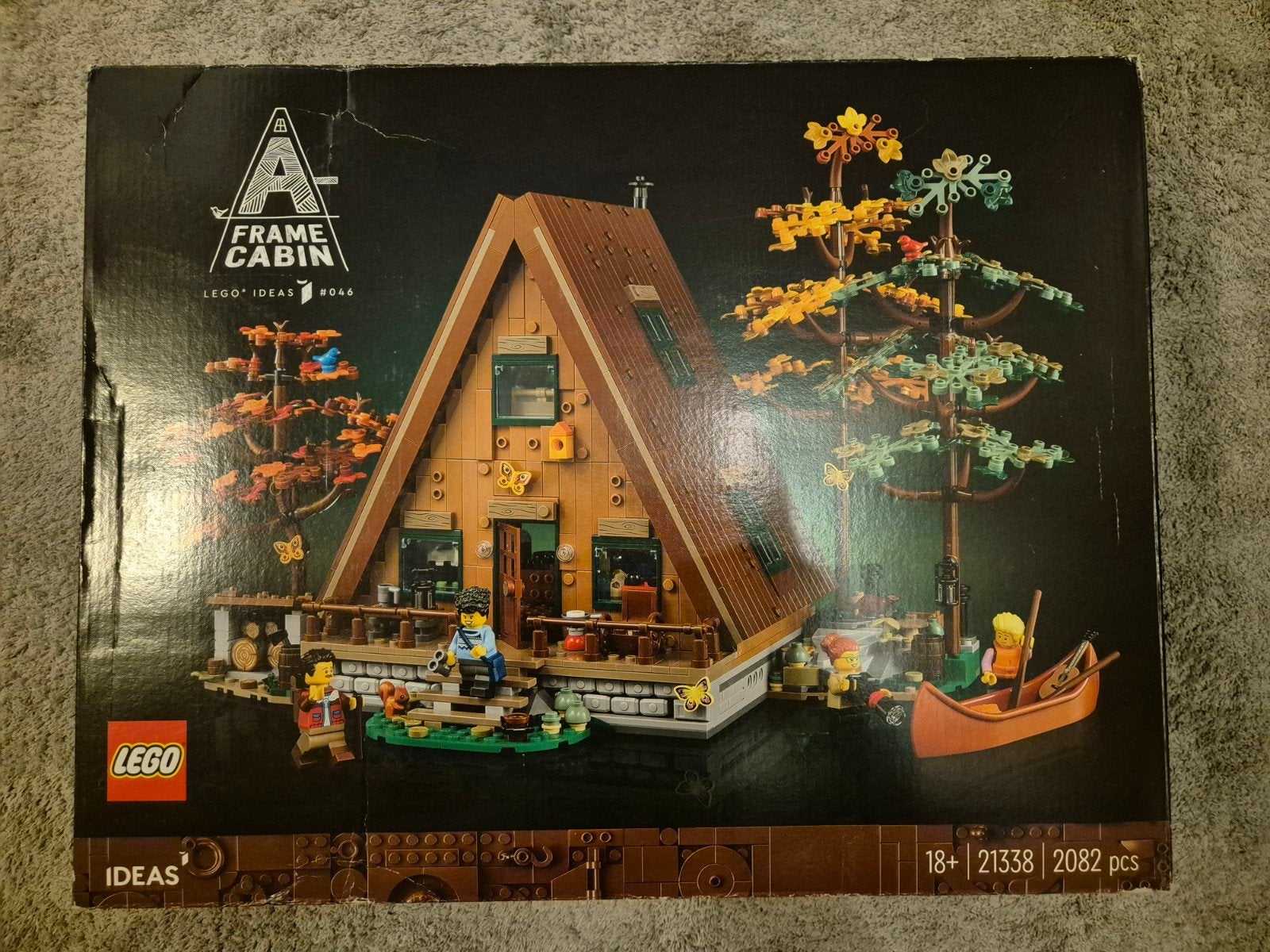 LEGO Ideas 21338 A-Frame Cabine - Nieuw in doos, Inclusief doos, Lego, Nieuw, Ophalen of Verzenden
