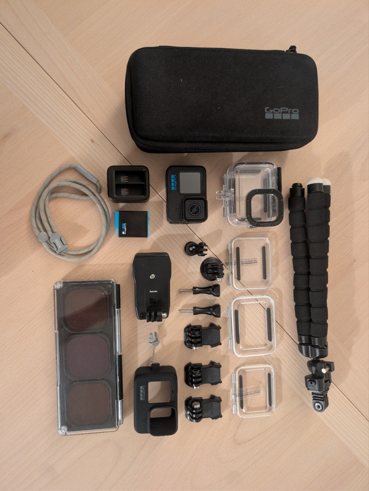 GoPro Hero 10 Black met uitgebreide accessoireset