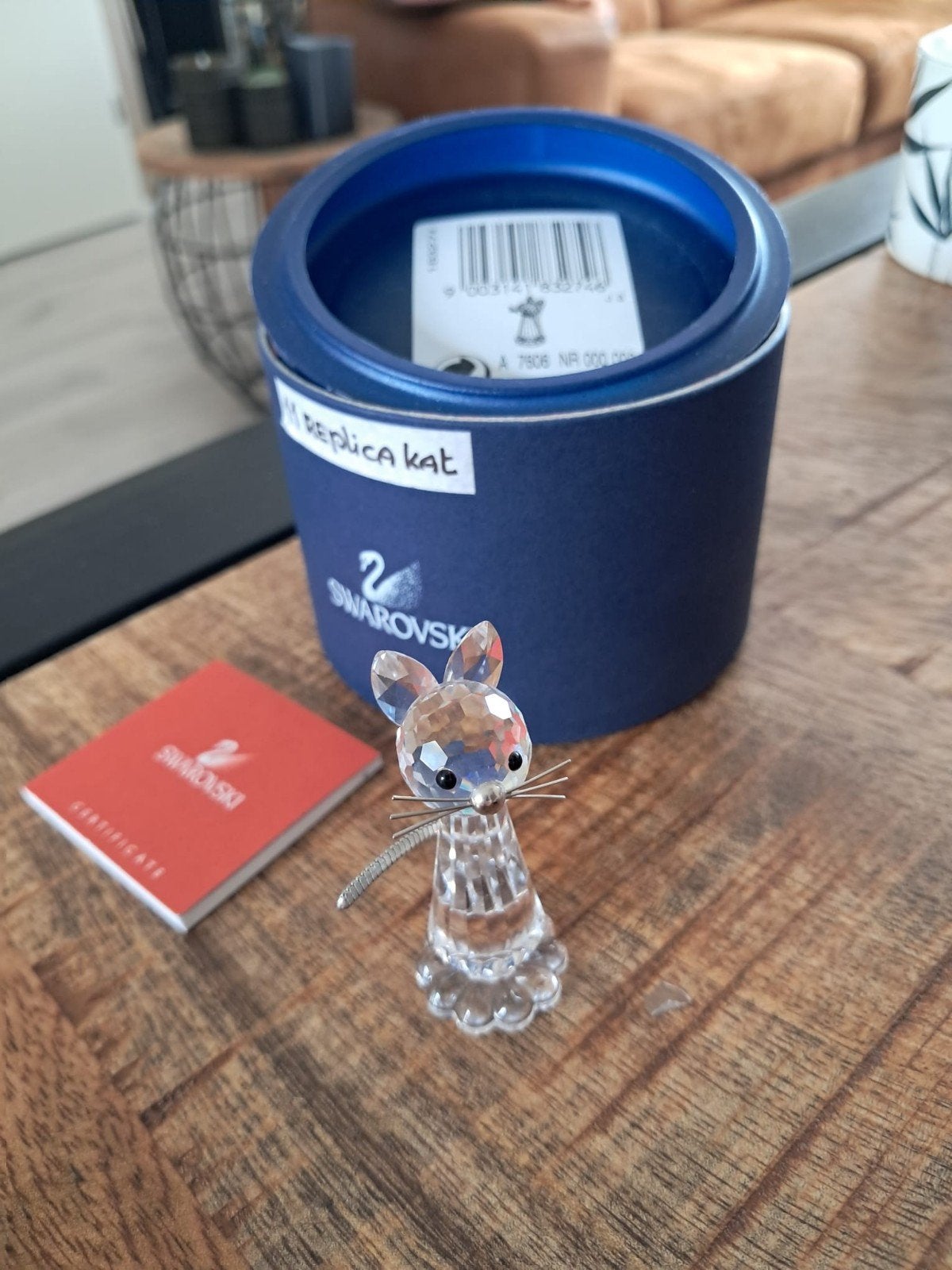 3 Swarovski kristallen beeldjes met doosjes en certificaat, Verzamelen, Swarovski, Ophalen of Verzenden